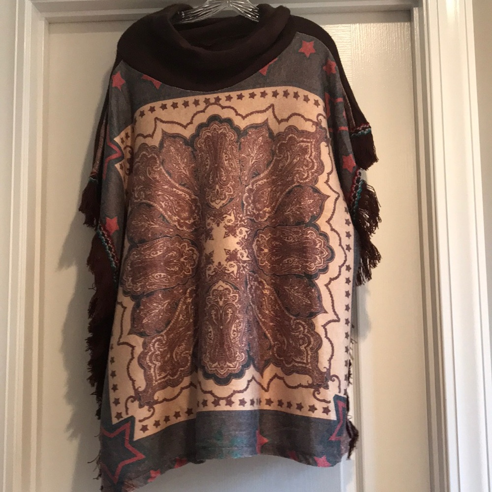 Blanket Style Poncho